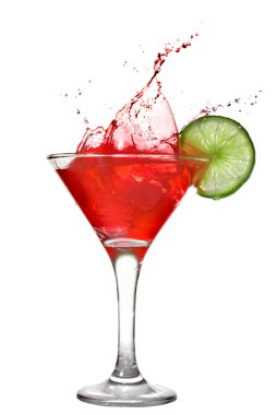 Red cocktail clipart