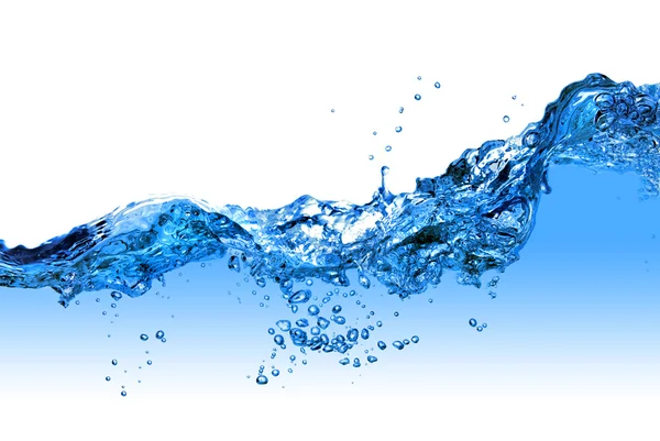 Geïsoleerde water splash — Stockfoto