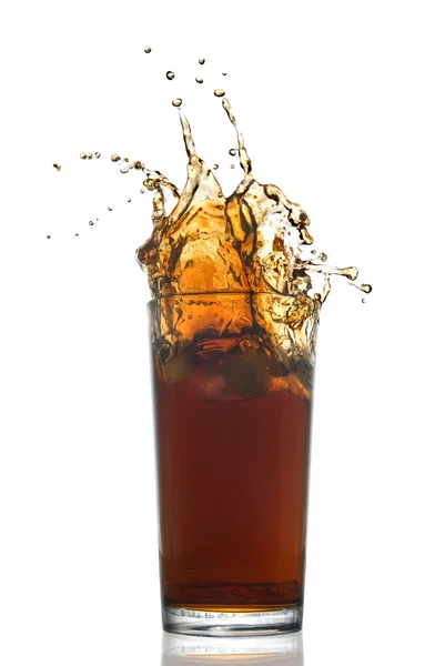 Splash cola — Zdjęcie stockowe