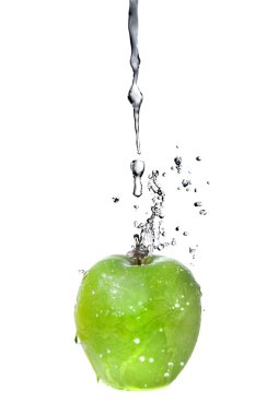 Green apple clipart