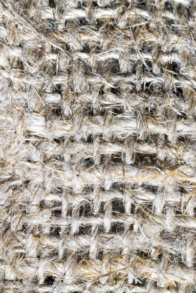 Macro de textura de arpillera —  Fotos de Stock