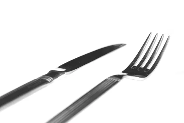 Gabel und Messer — Stockfoto