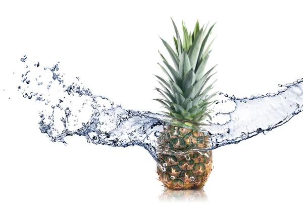 Stock image Pineapple with water splash