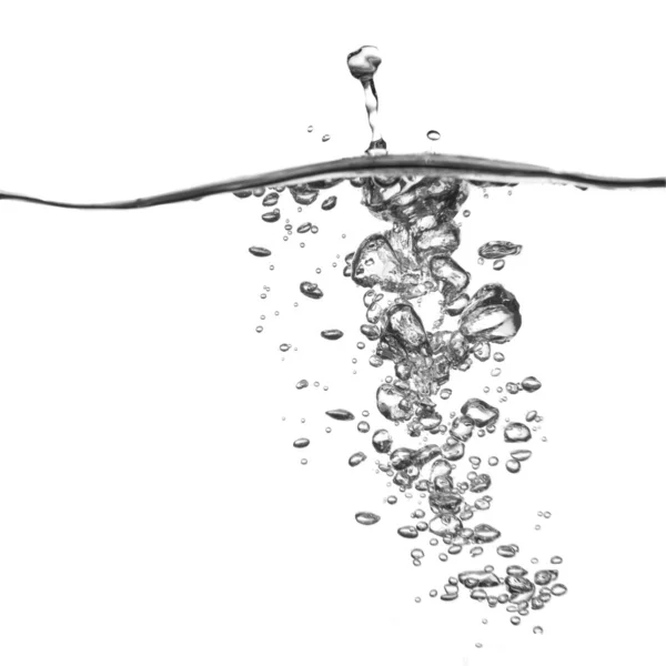 Makroaufnahme von Wassertropfen — Stockfoto
