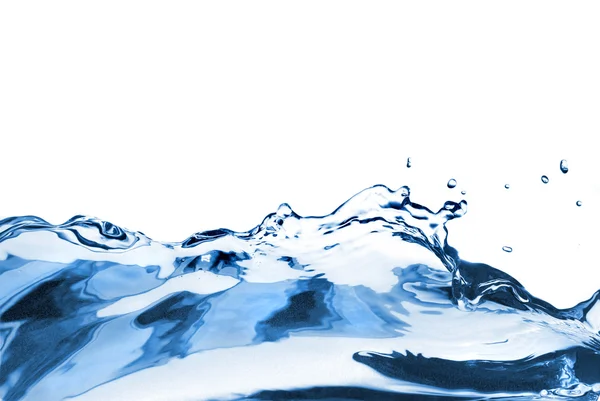 Víz fröccsenés buborékokkal — Stock Fotó