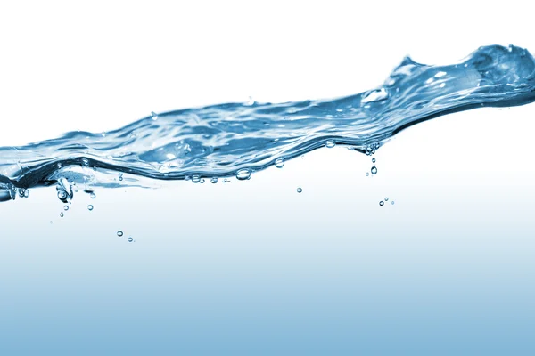 Respingo de água com bolhas — Fotografia de Stock