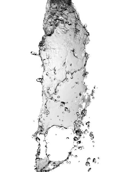 泡で水が飛び散る — ストック写真