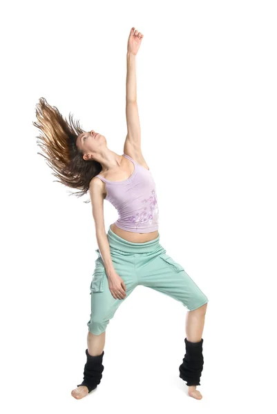 Posando joven bailarina — Foto de Stock