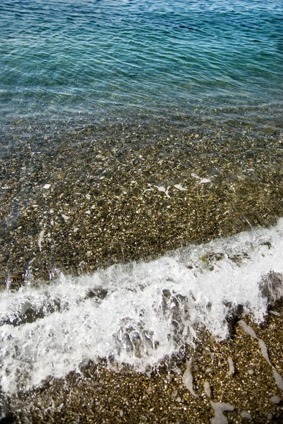 모래 돌과 물 파 — 스톡 사진