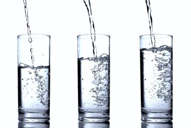 Water in glass clipart