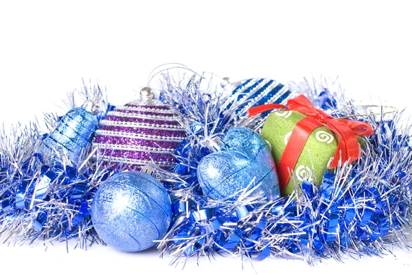 Bolas de Navidad con decoración —  Fotos de Stock