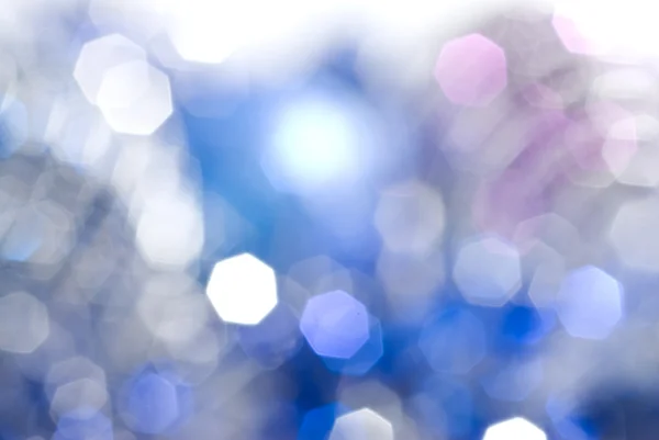 Sfondo luce blu di Natale — Foto Stock