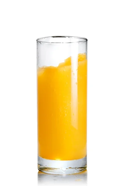 Χυμός πορτοκαλιού στο ποτήρι — Φωτογραφία Αρχείου