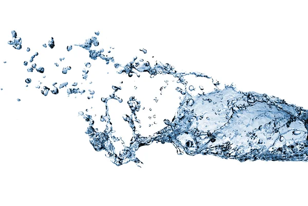Vattenstänk med bubblor — Stockfoto