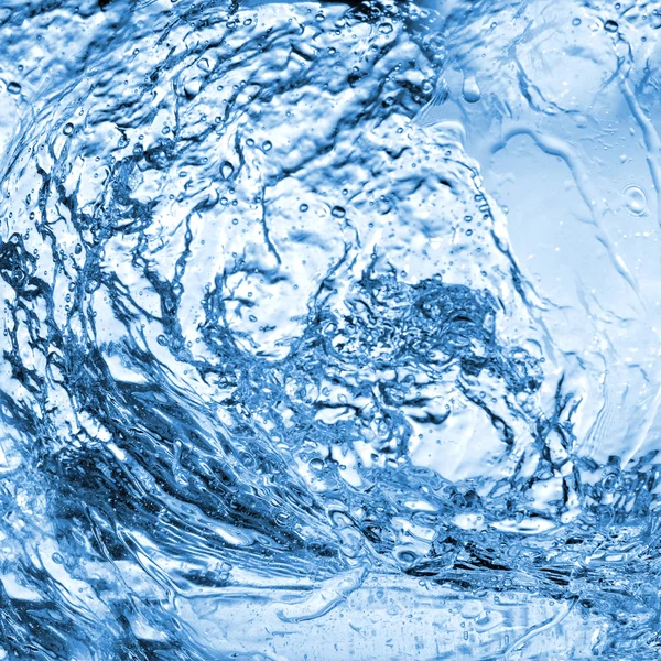 Salpicos de água abstratos com bolhas — Fotografia de Stock