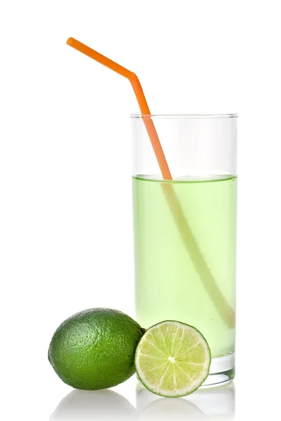 Lime juice with lime — ストック写真