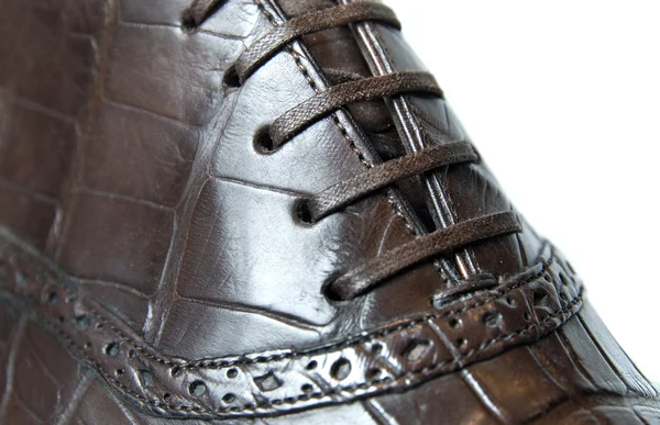 Close up photo of mans shoe — Stock Photo, Image