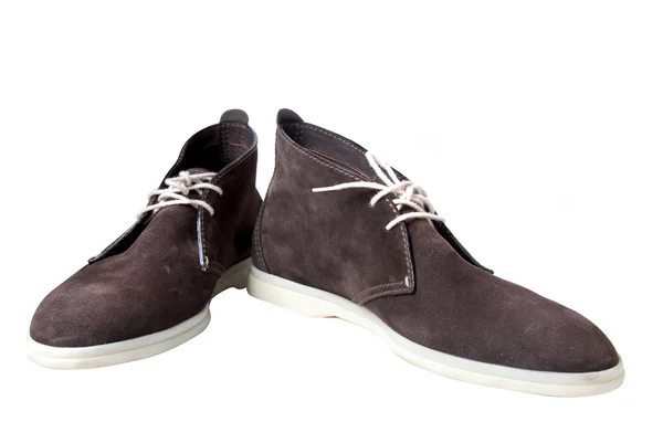 Sapatos de couro masculino marrom — Fotografia de Stock