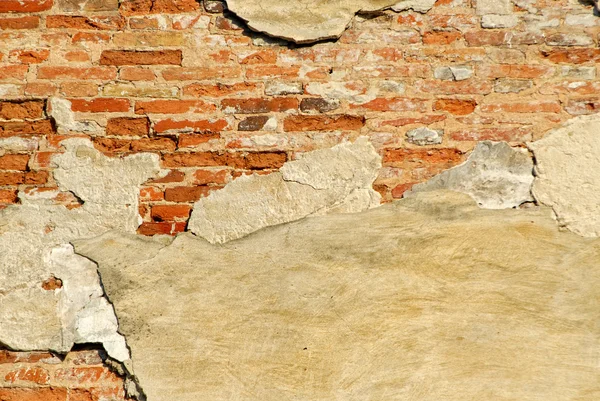 Старая кирпичная текстура стен — стоковое фото