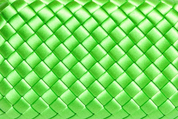 Quadratische grüne Seidentextur — Stockfoto