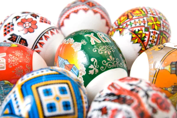Close-up easter eggs — Stock Photo, Image
