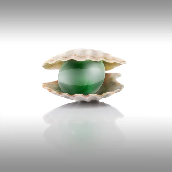 Stiliserade gröna pärla — Stockfoto