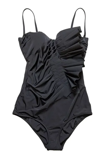 Černoška plavání oblek izolovaných na bílém — Stock fotografie