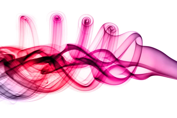 抽象的なヒュームの色付きのパフ — ストック写真