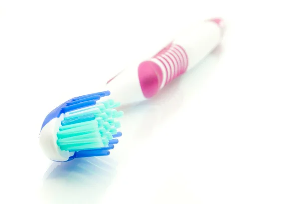 Mode de vie sain - brosse à dents moderne — Photo