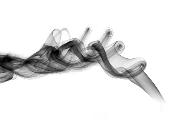 Magic Abstract fume pattern on white — Stock Photo, Image