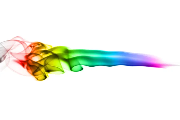 Padrão de fumaça de onda colorido com gradiente — Fotografia de Stock