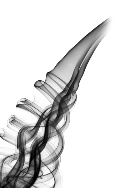 Modello astratto di fumo nero — Foto Stock