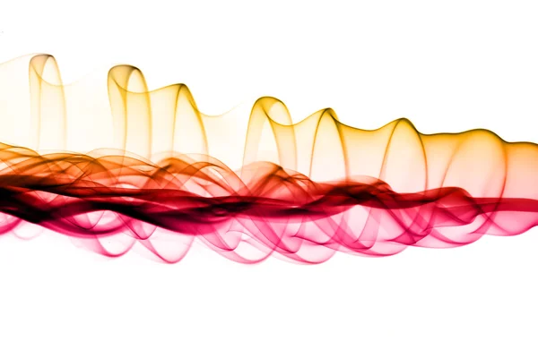 Magische Wellen - abstrakter farbiger Rauch — Stockfoto