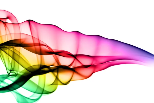 色付きヒューム抽象的な渦巻 — ストック写真