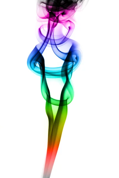 Fumo abstrato Colorido com gradiente — Fotografia de Stock
