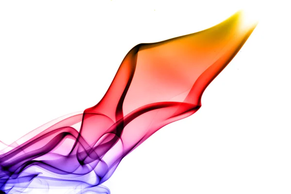 Heldere kleurrijke fume abstracte vormen — Stockfoto