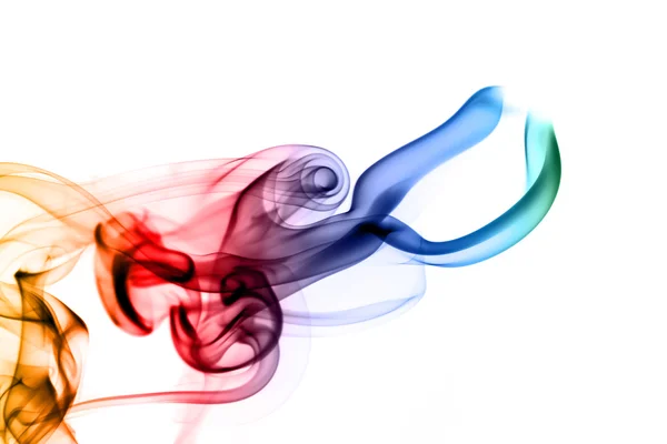 Abstração de fumaça colorida brilhante — Fotografia de Stock