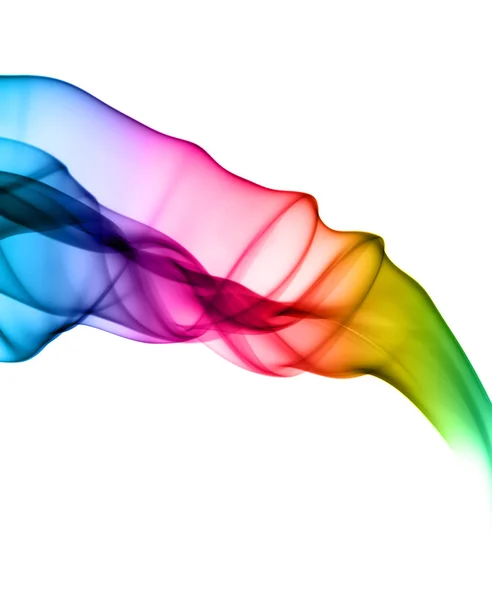 Barvy přechodu. barevné abstraktní tvary kouře — Stock fotografie