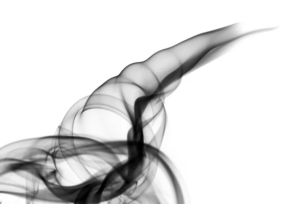 Abstractie. zwarte rook vormen — Stockfoto
