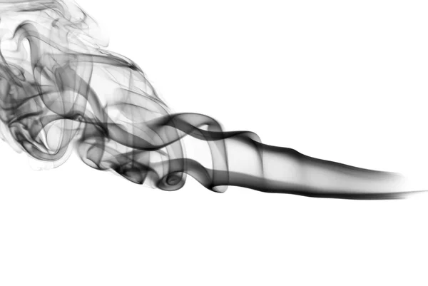 Abstração. Formas de fumaça no branco — Fotografia de Stock