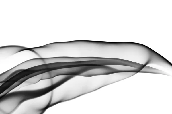 黑烟的抽象波浪 — 图库照片