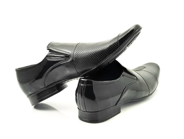 Klassiska mens lackläder skor — Stockfoto