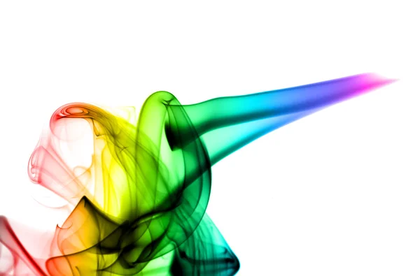 Captação de fumaça colorida gradiente — Fotografia de Stock