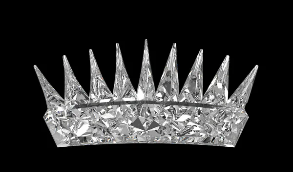 Монарх - драгоценная корона над черным — стоковое фото