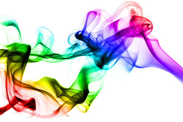 Astrazione. Modello di fumo colorato — Foto Stock