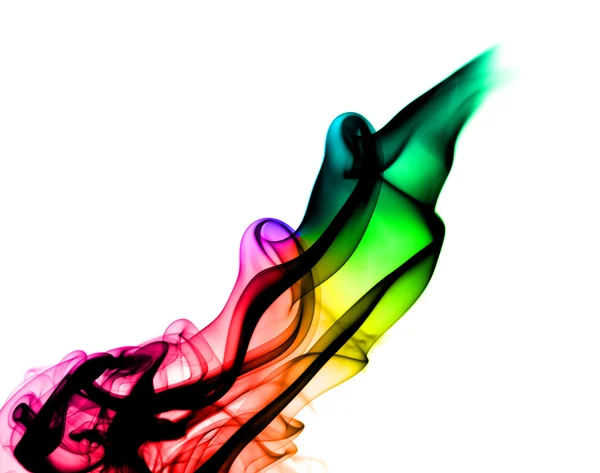 Kleurrijke fume abstractie — Stockfoto