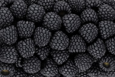 Black blackberry texture or background clipart