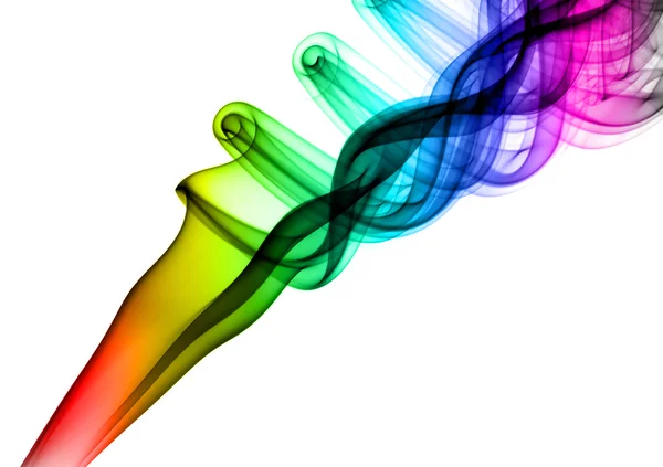 Magia colorida Abstrato fumaça redemoinho — Fotografia de Stock