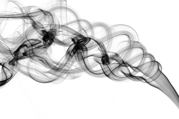 Magic Abstract fume shapes on white — Stock Photo, Image