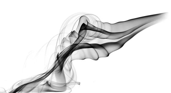 Abstrakte Rauchmuster auf Weiß — Stockfoto